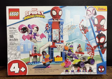 LEGO 10784 Marvel Spider-Man Webquarters Hangout 155 Pcs Building Set Sealed NIB