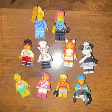 LEGO Minifigures Minifigure Lot of 10 good condition minifigs CMF / Monkey Kid