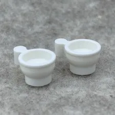 LEGO 38014 White Minifigure, Utensil Teacup (x2)