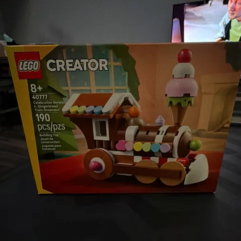 LEGO Creator Celebration Series Gingerbread Train Ornament 40777 190 pcs sealed