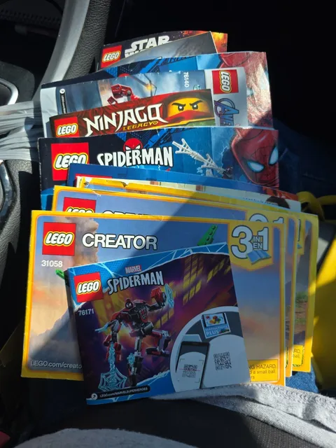 LEGO Vintage Instruction Booklets LOT, INSTRUCTIONS Only
