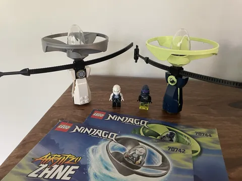 LEGO Ninjago Airjitzu Zane & Wrayth Bundle Rare 70742 70744