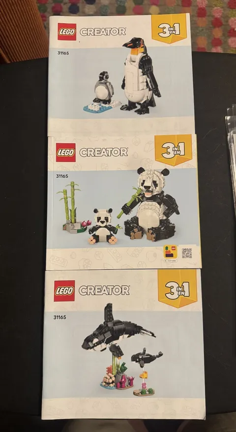 LEGO Creator 3-in-1 Space Astronaut 31165 Instruction Manual Booklet