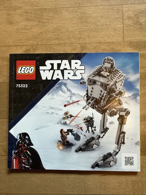 LEGO Star Wars 75322 Hoth AT-ST Instruction Manual Only - NO LEGO BRICKS