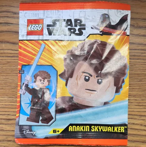 LEGO Star Wars Anakin Skywalker Minifigure, Foil Pack, L0002234, 2026, 5+