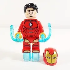Lego Invincible Iron Man Minifigure Marvel Super Heroes 76077 sh0368