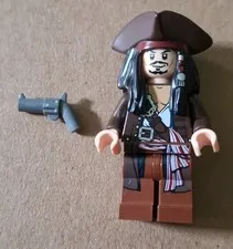 Lego Captain Jack Sparrow Minifigure 4195 Queen Anne 4193 4194
