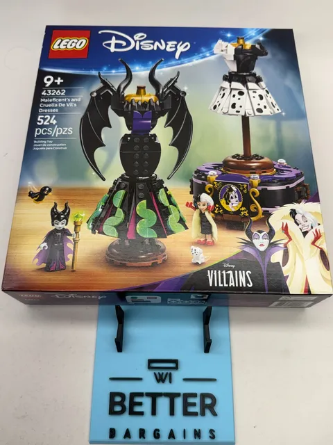 LEGO Disney Villains Maleficent & Cruella Dresses 43262 Sealed Set Brand New