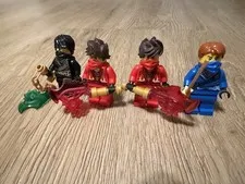 Lego Ninjago Lot of 4 TECHNO ROBE Rebooted minifigs KAI, Jay, and Cole