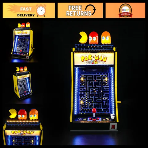 LED Lighting Kit for LEGO PAC-Man Arcade 10323 - Compatible with Building Blocks