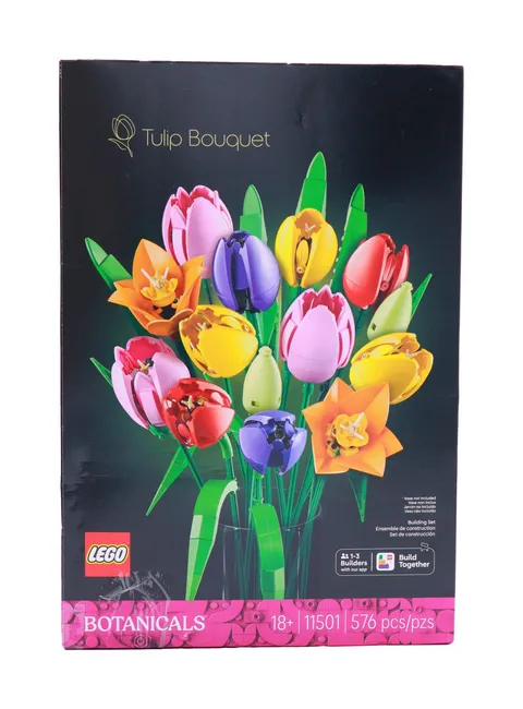 LEGO Botanicals Tulip Bouquet Building Set 11501 - Artificial Flowers for Adults
