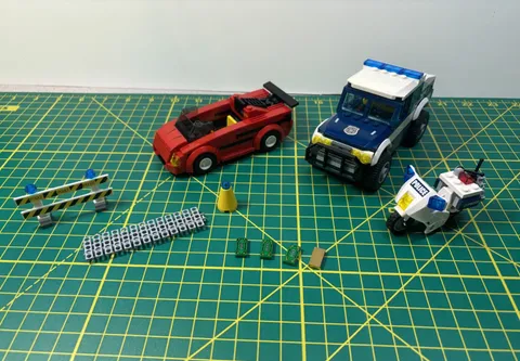 Lego City 60007-1 High Speed Chase 2013, no Manuel or mini figures