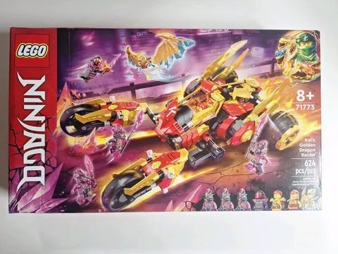 LEGO NINJAGO: Kai's Golden Dragon Raider 71773 Brand New Sealed Damaged Box