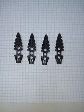 4 Bionicle Lego 50858 in Black Visorak Foot with 3 pin holes Genuine Lego IRL