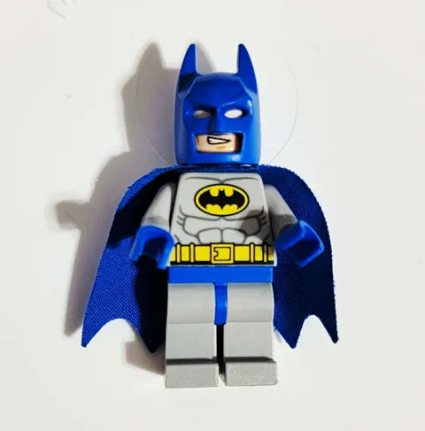 LEGO Batman Minifigure Gray Suit Blue