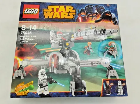 LEGO 75045 Anti-Vehicle Cannon MISB New Sealed Good Figures Clone Wars 75046