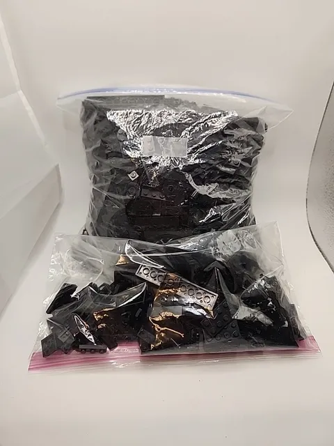 Lego Bricks Black Pieces 2 lb 13 Oz Bricks Parts