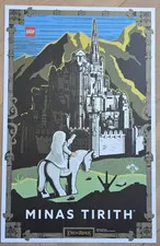 Lego Minas Tirith Launch Promo Poster In-Hand, Lord of the Rings