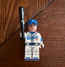 LEGO Shohei Ohtani MLB Minifigure #17 Los Angeles Dodgers Bat & Cap