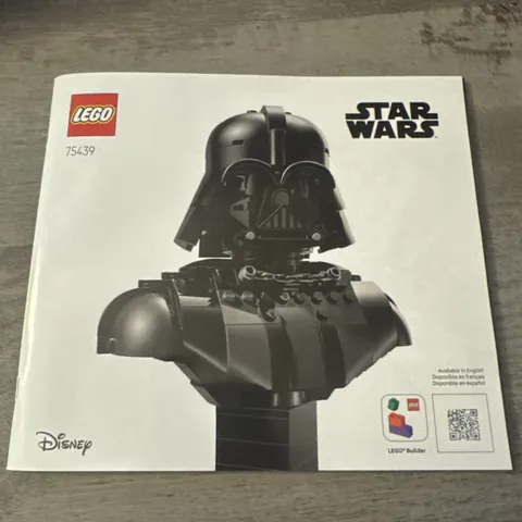 LEGO Star Wars 75439 Darth Vader Instruction Manual Booklet Replacement Loose