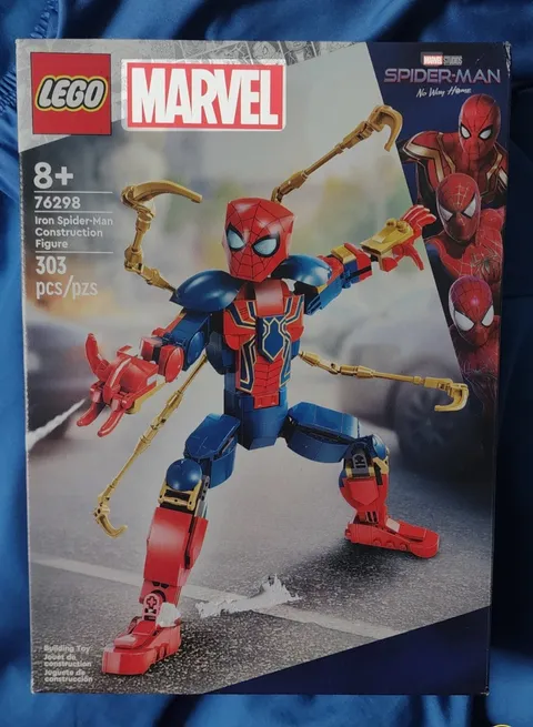 NEW Lego Marvel Iron Spider-Man Construction Figure-76298