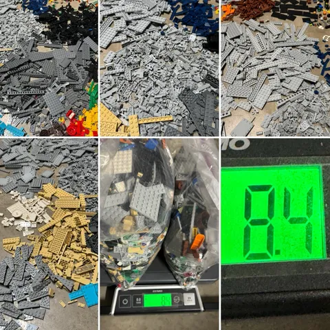 Lego 8.4 Lbs Pounds Lot Accessories Bricks Pieces Plates Parts Genuine Authentic