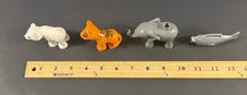Duplo Animals Set of 4 Elephant Tiger Polar Bear Fish Build