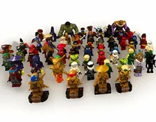 LEGO Minifigure Lot Mixed Mini-figures 70 FIGURE PACK Ninjago x More RETIRED