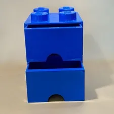 LEGO Storage Box Set Blue 4 Stud Brick Box Drawer Room Copenhagen Stackable