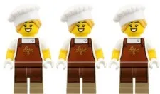 Lego 3 New Chocolatier Series 29 Minifigures Only without Stand and Accessories