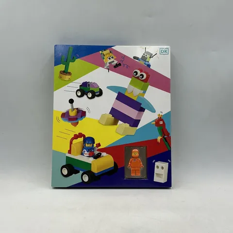 LEGO Spaceman Minifigure Manual Illustrated Book DK English Orange Ideas