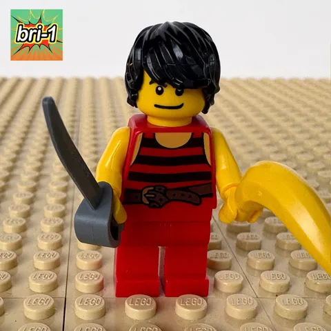 LEGO, Pirates 3: Pirate 7, BANANA, SWORD, pi168, 40158, PIRATES 3 CHESS, 2015