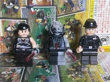 LEGO Minifigure 3-Piece Set 024 Used with Scratches and Part Differences