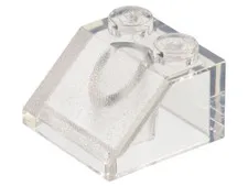 LEGO 30x Trans-Clear Slope 45 2 x 2 inv.606