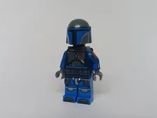LEGO Star Wars Light Custom LC Blue Loyalist Deathwatch Mandalorian Minifigure