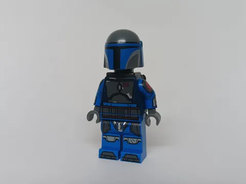 LEGO Star Wars Light Custom LC Blue Loyalist Deathwatch Mandalorian Minifigure