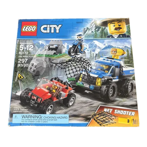 LEGO CITY 60172 DIRT ROAD PURSUIT BUILDING SET NIB