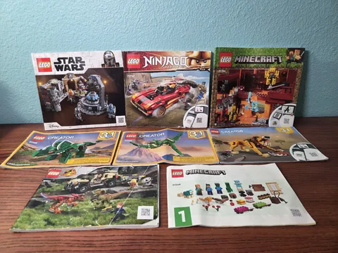 LEGO Manuals Instructions Booklets Star Wars, Ninjago, Minecraft, Jurassic World