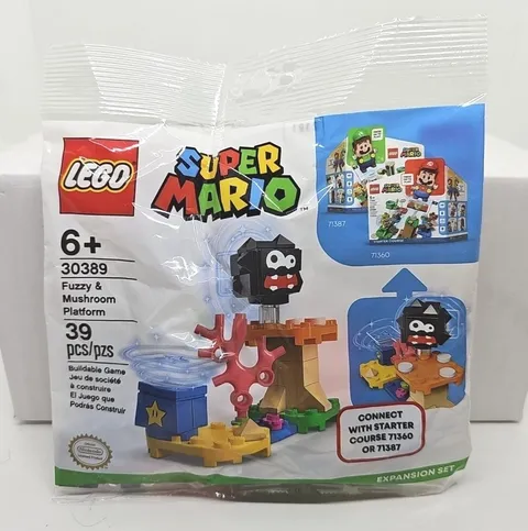 LEGO Super Mario Fuzzy & Mushroom Platform Expansion Set 30389 - FREE SHIPPING 
