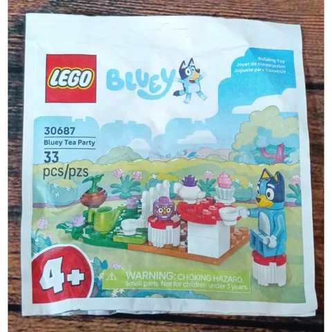 LEGO Bluey Tea Party 30687 Polybag 33 Pieces Building Toy Set New Sealed