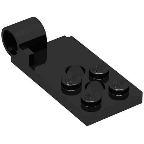5x LEGO® Part 43056 - Hinge Plate 2 x 4 with Pin Hole and 2 Holes - Bottom