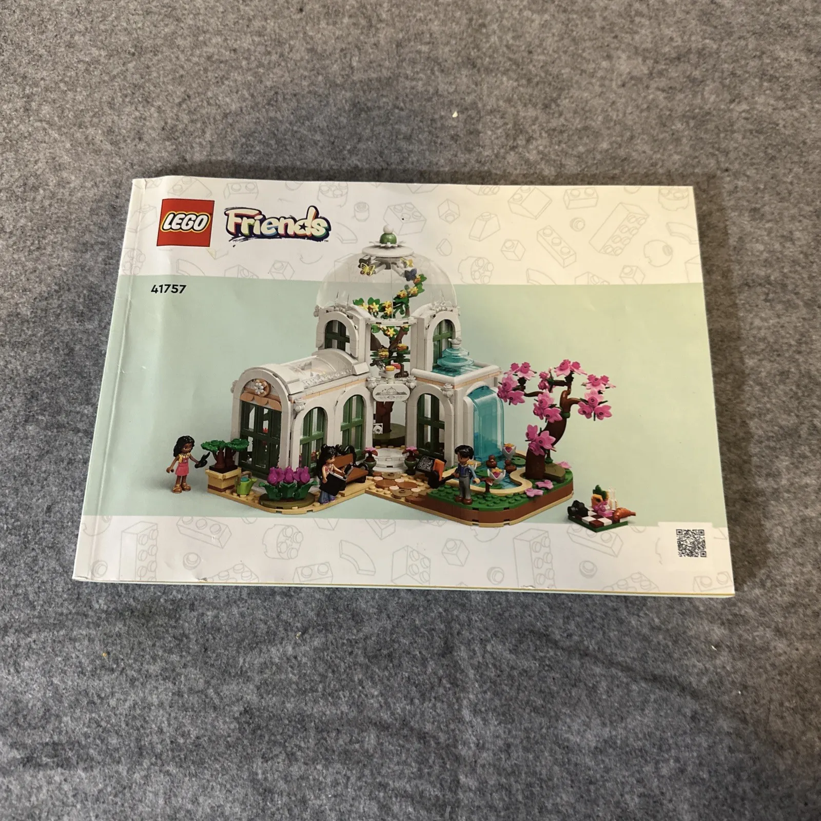 LEGO 41757 Friends Botanical Garden Manual Instruction BOOK ONLY