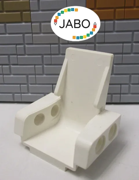 (E15/7/3) LEGO Technic 2717 Car Seat Chair White