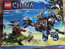 LEGO Legends of Chima 70008 Gorzan's Gorilla Striker Instructions Manual Only
