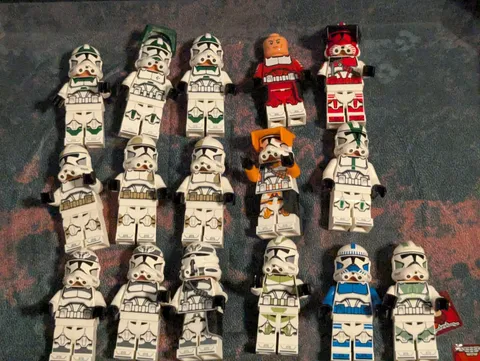 Lego GCC Custom Clone Trooper Lot Of 16
