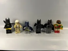 LEGO DC Batman Robin Cheetah Minifigure Lot of 6 Used Excellent Condition 