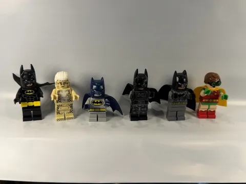 LEGO DC Batman Robin Cheetah Minifigure Lot of 6 Used Excellent Condition 