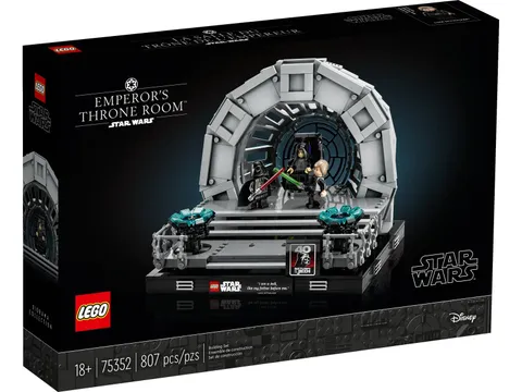 emperor's throne room lego diorama sealed new retired