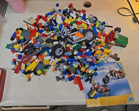 Huge Lot of Lego Multicolor Mixed Pieces Building Blocks Parts and Accessories