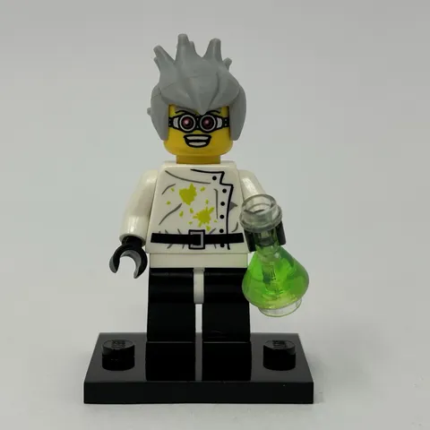 Lego Crazy Scientist Minifigure Collectible Series 4 CMF Complete